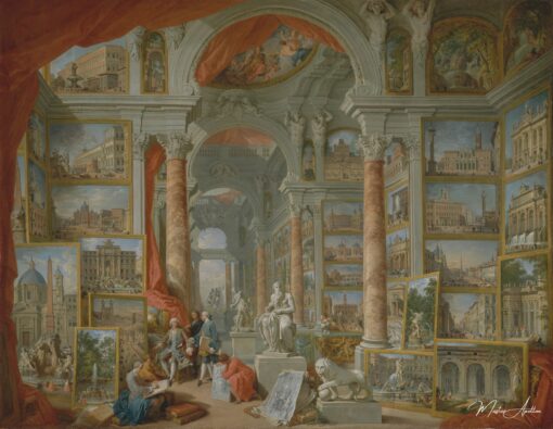 Galerie de vues de la Rome moderne – Giovanni Paolo Panini Giovanni Paolo Panini