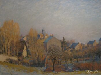 Gel à Louveciennes – Alfred Sisley Alfred Sisley