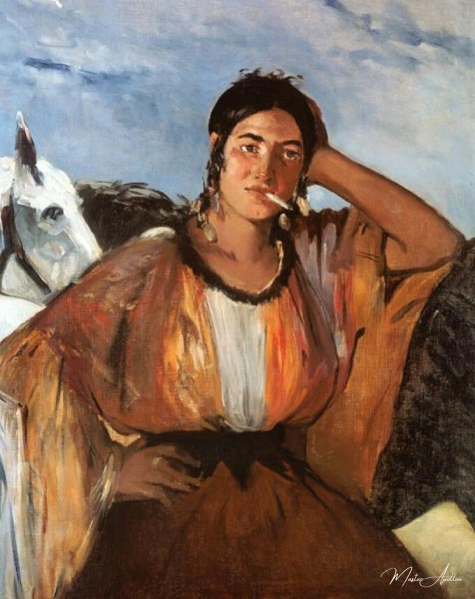 Gitan avec une cigarette – Edouard Manet Édouard Manet