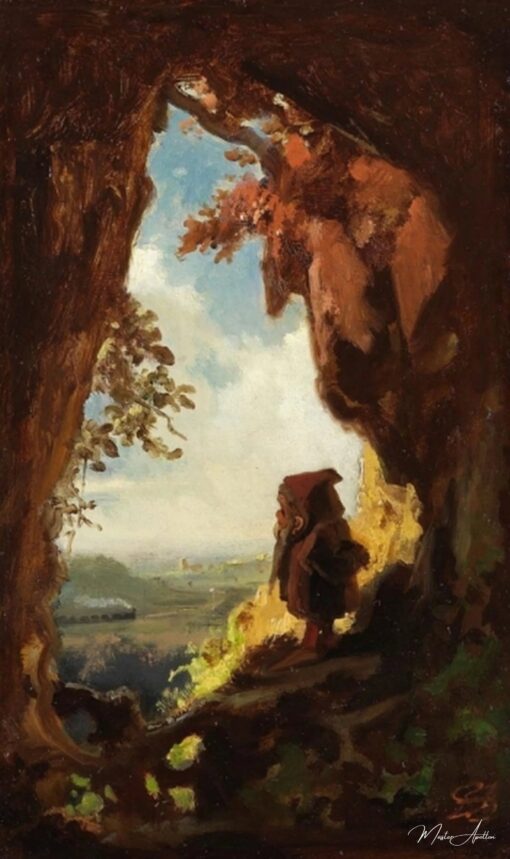 Gnome regardant le train – Carl Spitzweg Carl Spitzweg