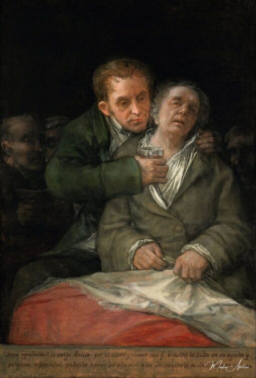 Goya et son médecin – Francisco de Goya Francisco de Goya
