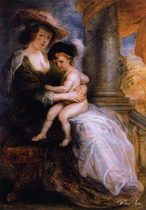 Hélène Fourment et son fils Frans – Peter Paul Rubens Peter Paul Rubens