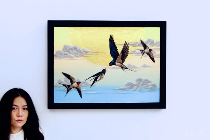 Hirondelle dans le Ciel  | 70 X 50 cm La Galerie d'art en ligne art gallery