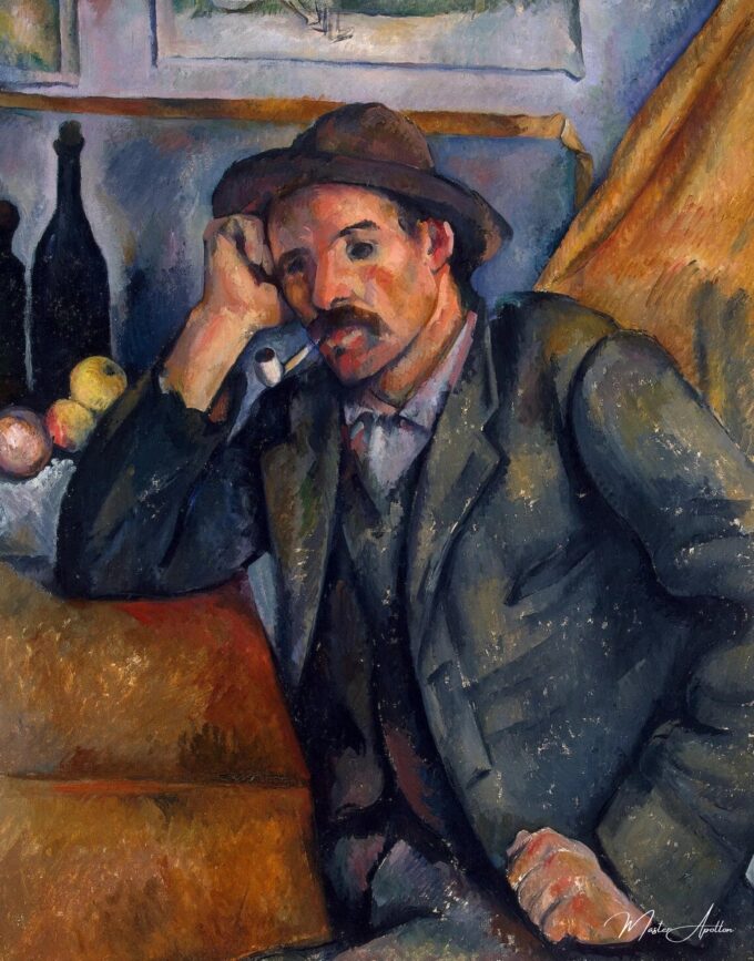 Homme à la pipe – Paul Cézanne Paul Cézanne