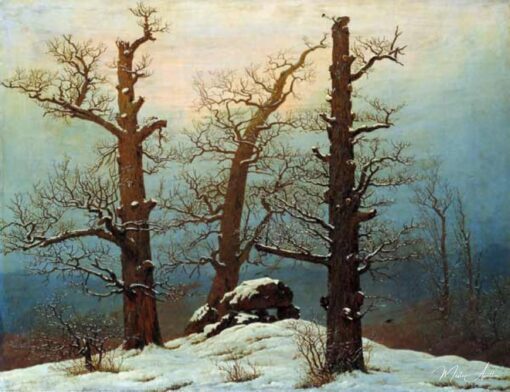 Huenengrab dans la neige – Caspar David Friedrich Caspar David Friedrich