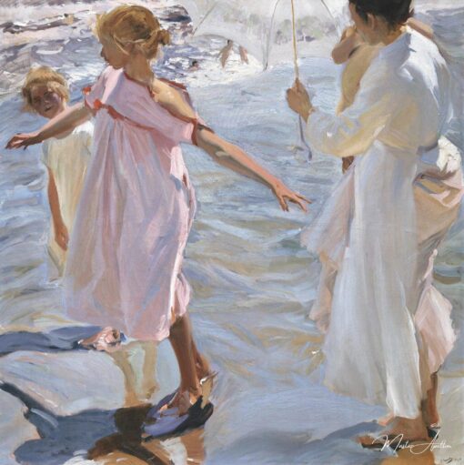 Il est temps de prendre un bain – Sorolla Joaquín Sorolla
