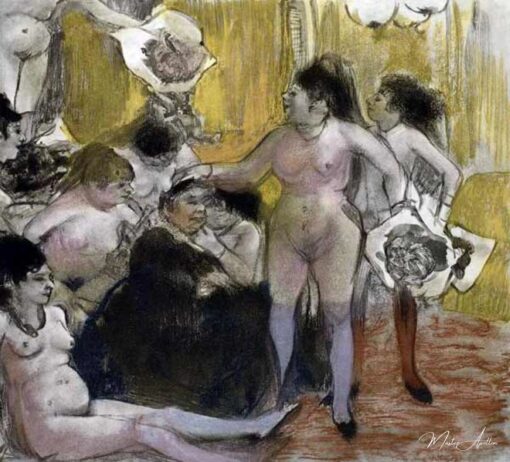 Illustration de « La Maison Tellier » de Guy de Maupassant – Edgar Degas Edgar Degas