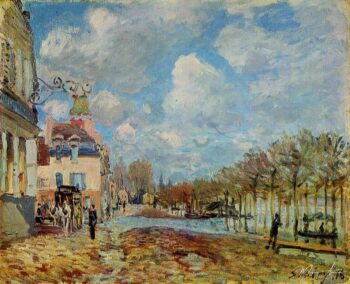 Inondation à Port Marly – Alfred Sisley Alfred Sisley