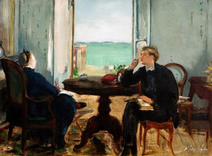 Intérieur à Arcachon – Edouard Manet Édouard Manet