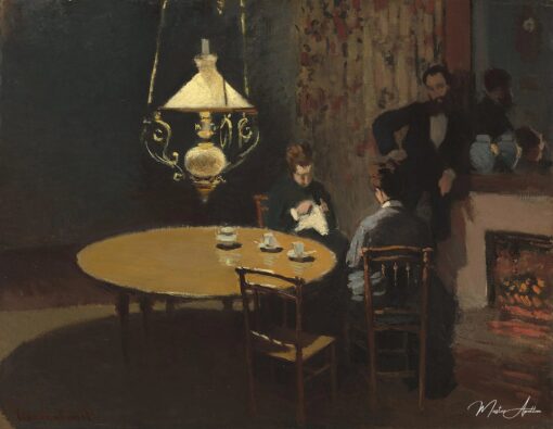 Intérieur, Après dîner – Claude Monet Claude Monet