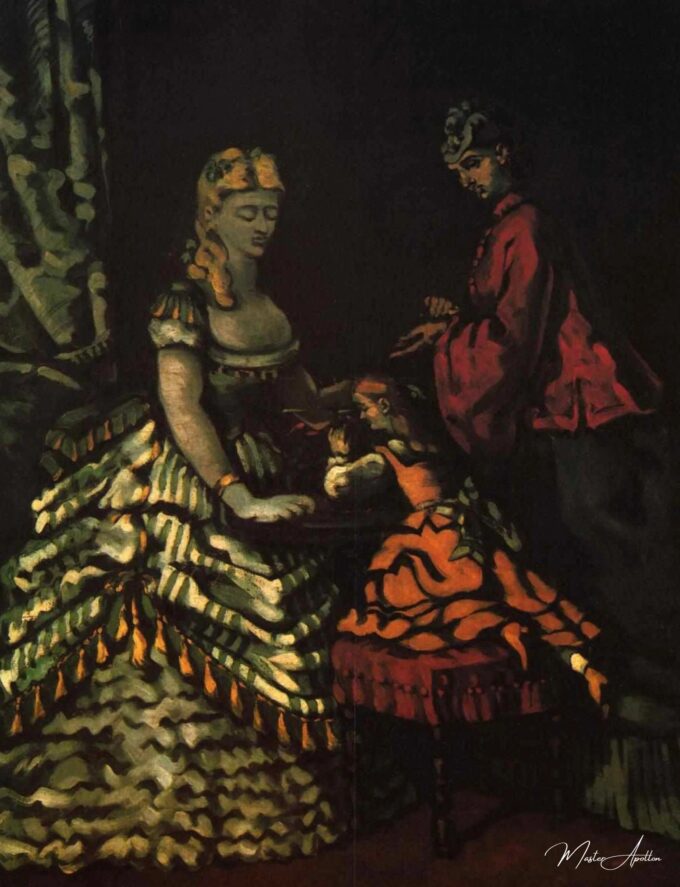 Intérieur avec deux femmes et un enfant – Paul Cézanne Paul Cézanne