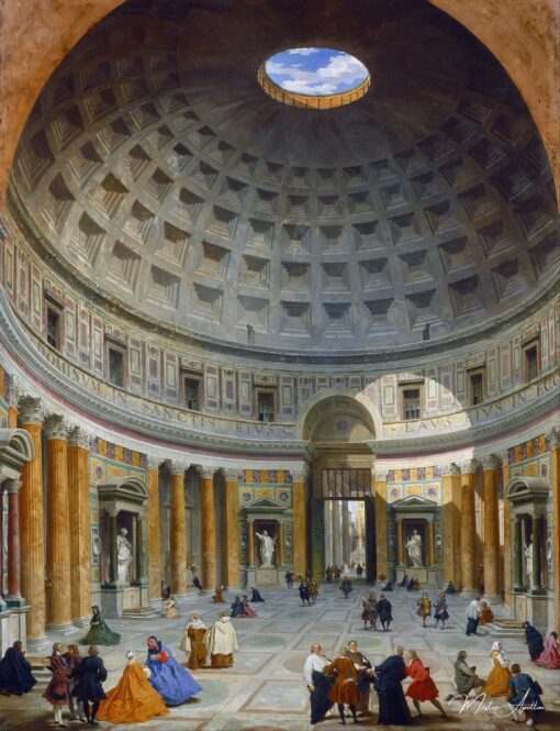 Intérieur du Panthéon, Rome – Giovanni Paolo Panini Giovanni Paolo Panini