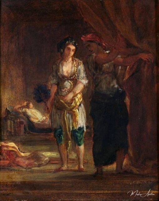 Intérieur d’un Harem à Oran – Eugène Delacroix Eugène Delacroix