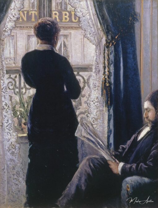 Intérieur, femme à la fenêtre – Caillebotte Gustave Caillebotte 2