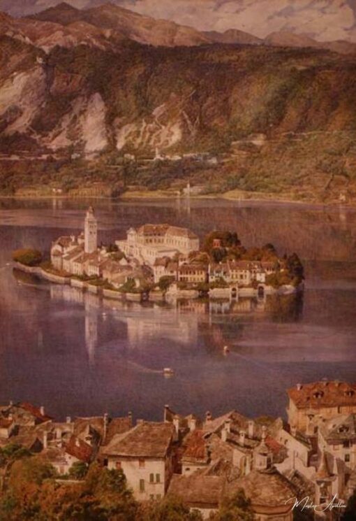 Isola San Giulio, lac d’Orta – Edward Poynter Edward Poynter