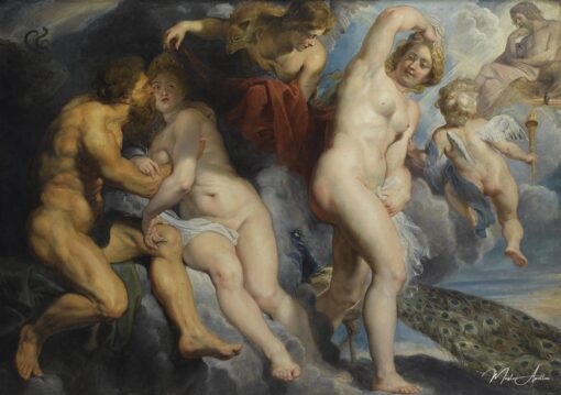 Ixion, roi des Lapithes, trompé par Junon qu’il voulait séduire – Peter Paul Rubens Peter Paul Rubens