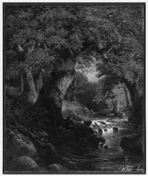 Jacques et la forêt d’Arden – Edward Moran Edward Moran