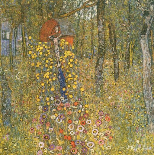 Jardin de campagne avec Croix – Gustav Klimt Gustav Klimt