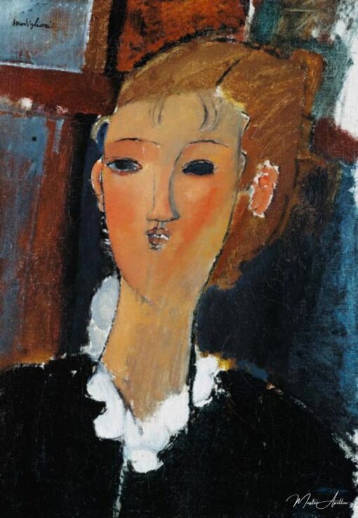 Jeune femme dans un petit ruff – Amedeo Modigliani Amedeo Modigliani