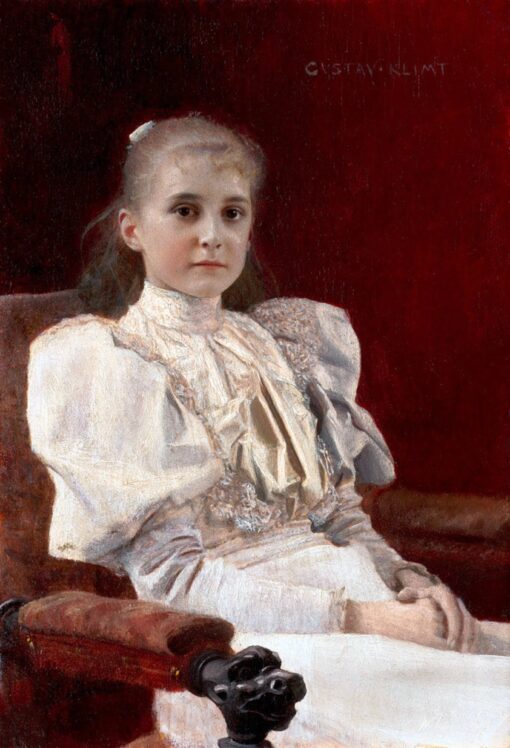 Jeune fille assise – Gustav Klimt Gustav Klimt