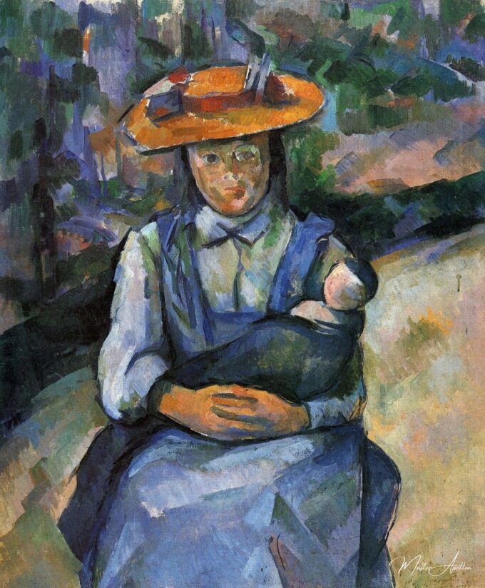 Jeune fille avec la poupée – Paul Cézanne Paul Cézanne