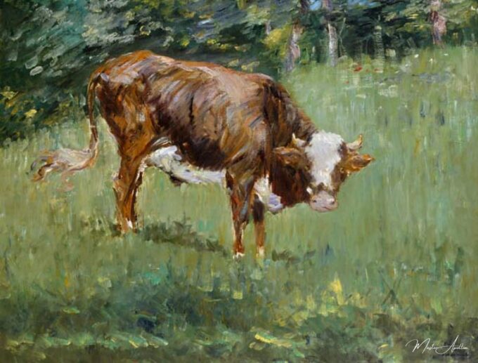 Jeune taureau dans un pré – Edouard Manet Édouard Manet