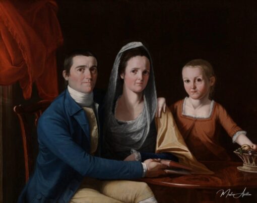 Jonathan Trumbull Jr. avec Mme Trumbull et Faith Trumbull – John Trumbull John Trumbull