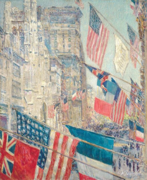 Jour des Alliés, mai 1917 – Childe Hassam Childe Hassam