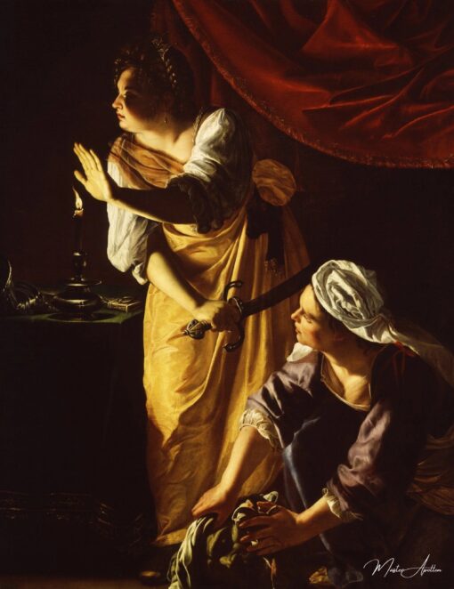 Judith et sa servante avec la tête d’Holopherne – Artemisia Gentileschi Artemisia Gentileschi 2