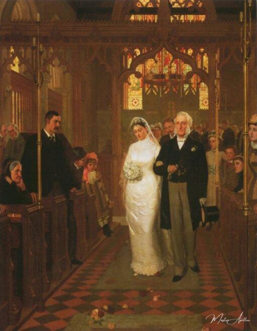 Jusqu’à ce que la mort nous sépare – Edmund Leighton Edmund Leighton