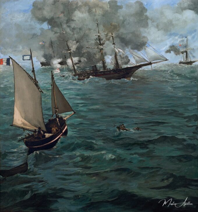 La bataille du Kearsarge et de l’Alabama – Edouard Manet Édouard Manet