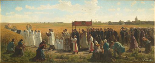 La Bénédiction des blés en Artois – Jules Breton Jules Breton