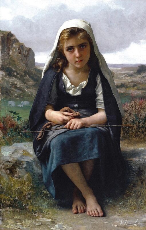 La bergère, 1881 – William Bouguereau William Bouguereau