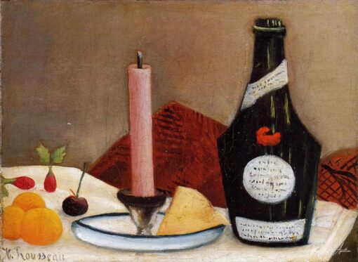 La bougie rose – Henri Rousseau Henri Rousseau