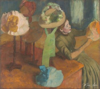 la boutique de chapellerie – Edgar Degas Edgar Degas