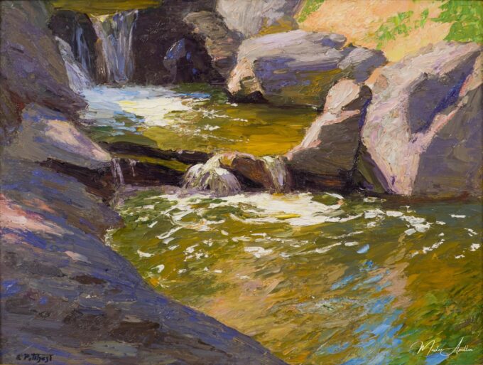 The Waterfall – Edward Henry Potthast Edward Henry Potthast 2