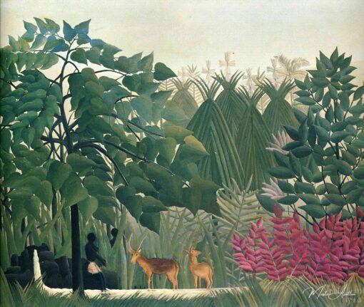 La cascade – Henri Rousseau Henri Rousseau