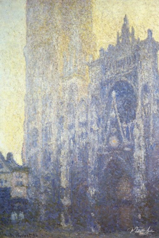 La Cathédrale de Rouen. Le Portail, effet du matin (W1347) – Claude Monet Claude Monet