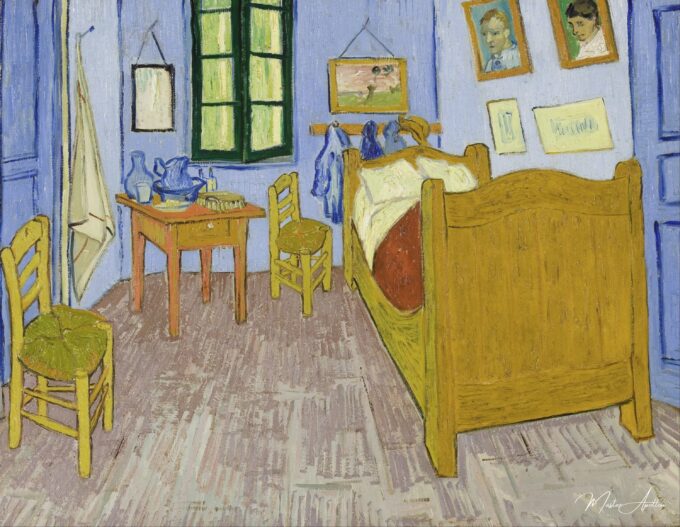 La chambre de Van Gogh à Arles – Van Gogh Reproduction de Tableaux Célèbres
