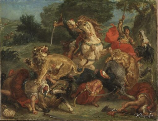La chasse aux lions – Eugène Delacroix Eugène Delacroix 2