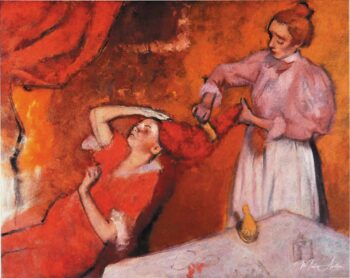 La Coiffure – Edgar Degas Edgar Degas