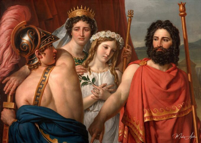 La colère d’Achille – Jacques-Louis David Jacques-Louis David