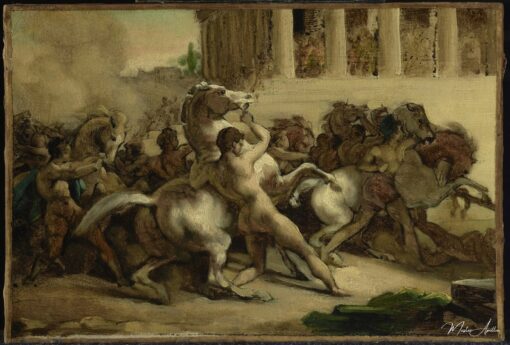 La course des chevaux sans cavalier – Théodore Géricault Théodore Géricault