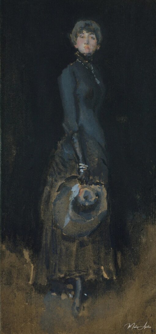 La dame en gris – James Abbott McNeill Whistler James Abbott McNeill Whistler