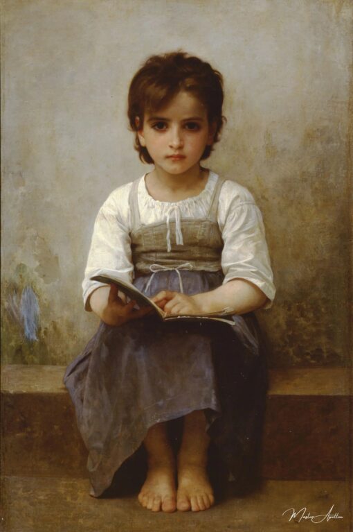 La dure leçon – William Bouguereau William Bouguereau