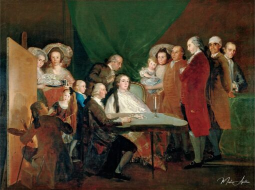 La Famille de l’infant Don Louis de Bourbon – Francisco de Goya Francisco de Goya