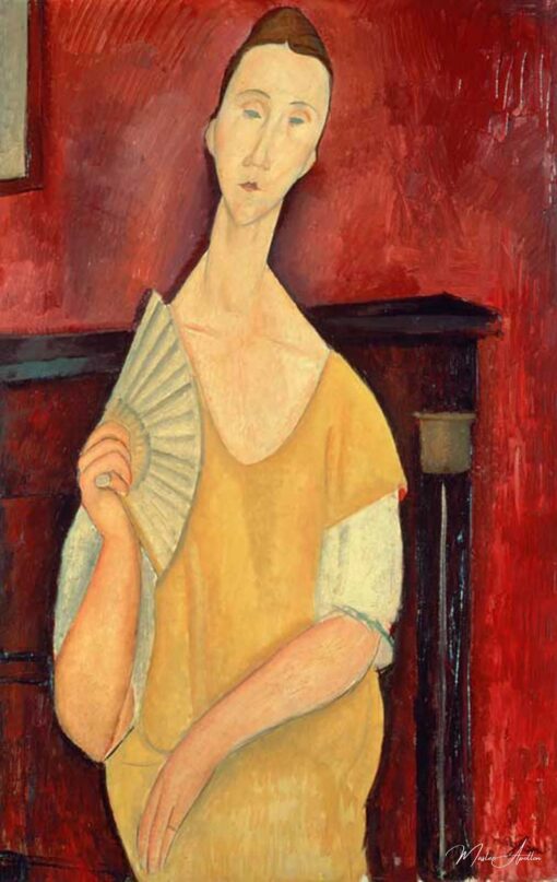 La femme à l’éventail – Amedeo Modigliani Amedeo Modigliani