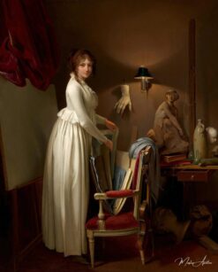 La femme de l’artiste dans son atelier – Louis Boilly Louis Boilly
