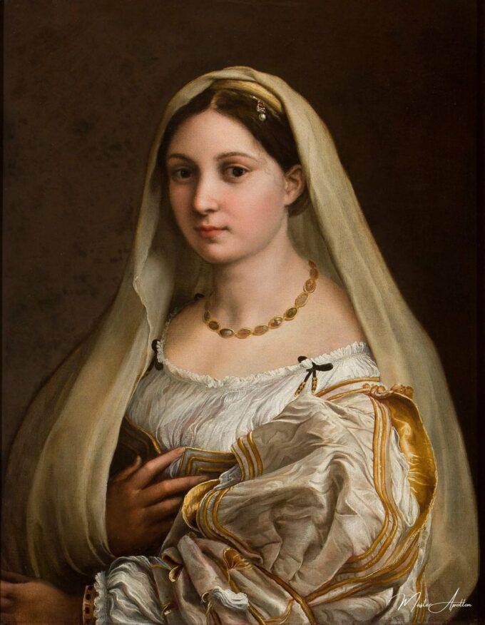 La femme voilée – Raphaël (peintre) Raffaello Sanzio (Raphaël)