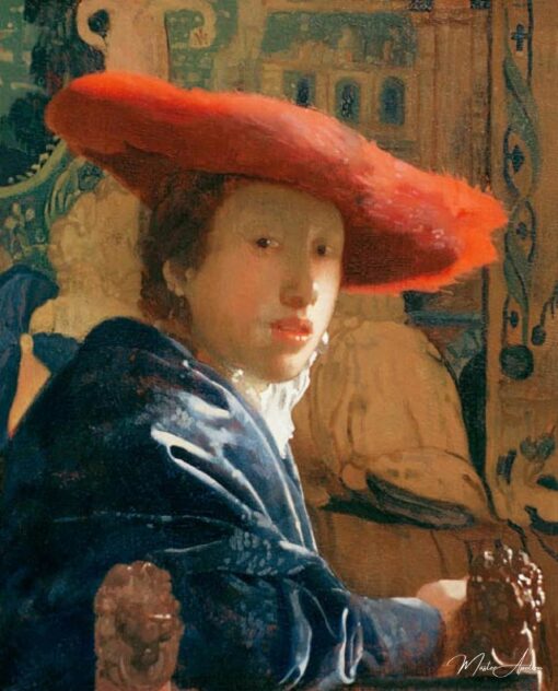 La Fille au chapeau rouge – Johannes Vermeer Johannes Vermeer